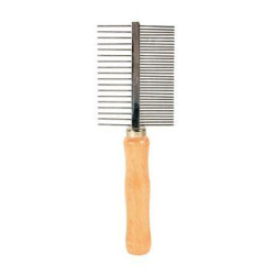 Hřeben na srst ENGLAND oboustranný 17cm TR