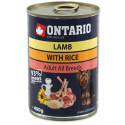 Ontario konz. Lamb & Rice & Sunflower Oil 400g