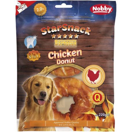 Nobby StarSnack Chicken Donut pamlsky 10cm 220g