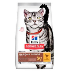 Hill's SP Cat Adult Hairball&Indoor Chicken 3kg