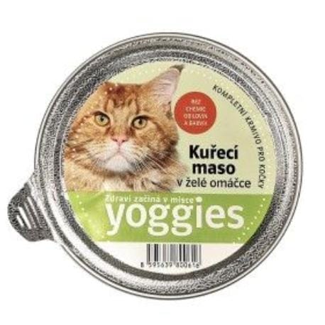 Yoggies mistička s kuřecími kousky masa v želé 85g