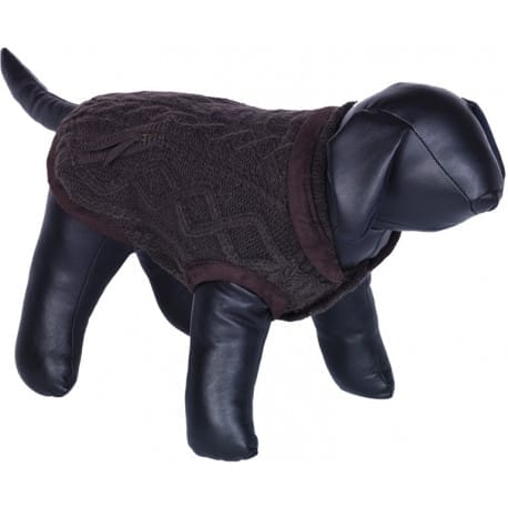 Nobby JILL pletený svetr pro psy hnědá 44cm