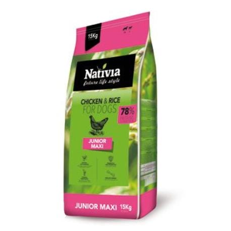 Nativia Dog Junior Maxi 15kg