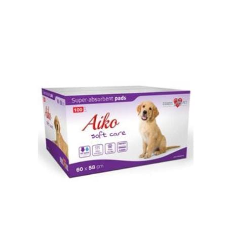 Podložka absorb. pro psy Aiko Soft Care 60x58cm 100ks