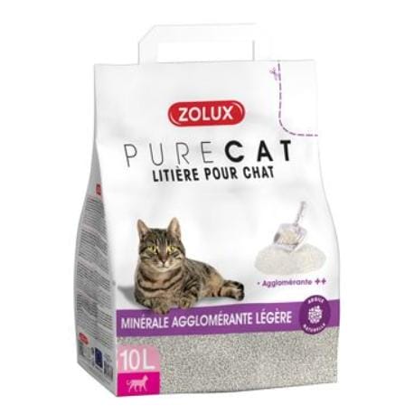 Podestýlka PURECAT premium light clumping 10l Zolux