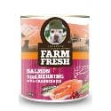 Farm Fresh Dog Salmon&Herring+Cranberries konzer 375g