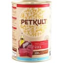 Petkult dog konz. Junior Hovězí 400g