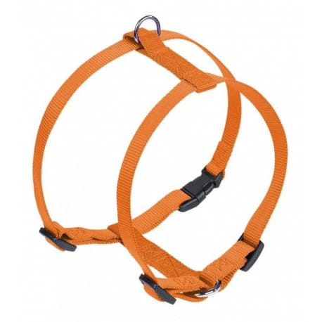 Nobby CLASSIC postroj nylon M-L 50-70cm / 20mm oranžová