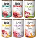 Brit Dog konz Paté & Meat Mix pack 6x400g