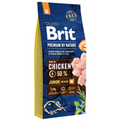 Brit Premium Dog by Nature Junior M 15kg