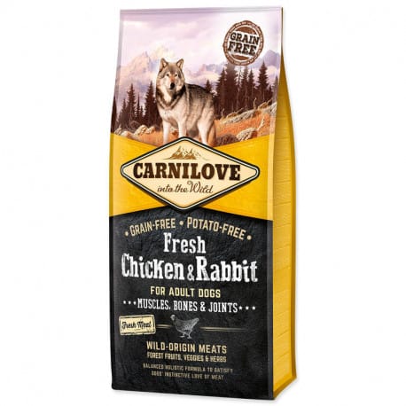 Carnilove Dog Fresh Chicken & Rabit for Adult 12kg