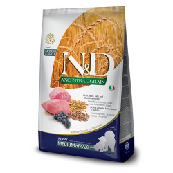 N&D LG DOG Puppy M/L Lamb & Blueberry 12kg