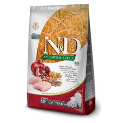 N&D LG DOG Puppy M/L Chicken & Pomegranate 12kg