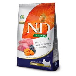 N&D GF Pumpkin DOG Adult Mini Lamb & Blueberry 2,5kg