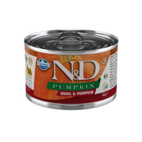 N&D DOG PUMPKIN Adult Quail & Pumpkin Mini 140g