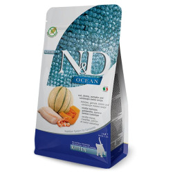 N&D OCEAN CAT Kitten Cod & Shrimp & Pumpkin&Melon 5kg