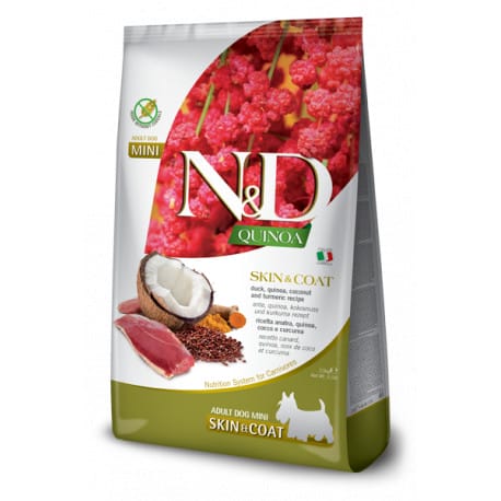 N&D Quinoa DOG Skin & Coat Duck & Coconut Mini 2,5kg