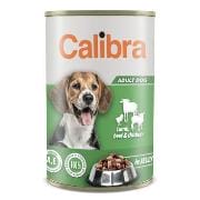 Calibra Dog  konz.Lamb,beef&chick. in jelly 1240g NEW