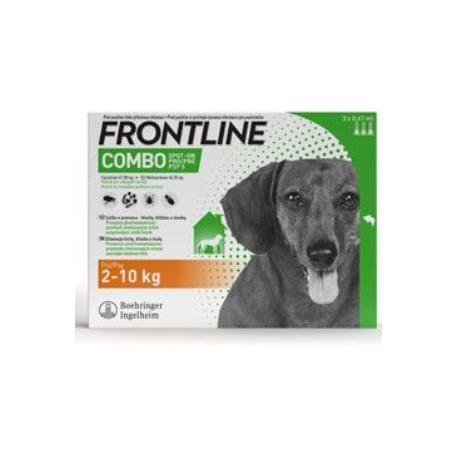 FRONTLINE COMBO spot-on pro psy S (2-10kg)-3x0,67ml