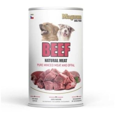 MAGNUM konz. Natural BEEF Meat dog 1200g