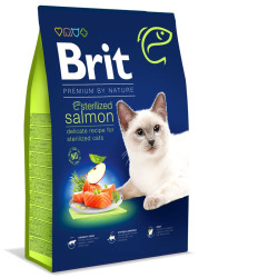Brit Premium Cat by Nature Sterilized Salmon 8kg