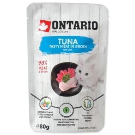 Ontario kaps. Cat Tuna in Broth 15x80g