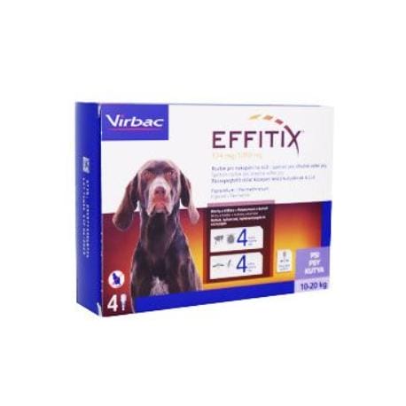 Effitix pro psy Spot-on M (10-20 kg )4 pipety