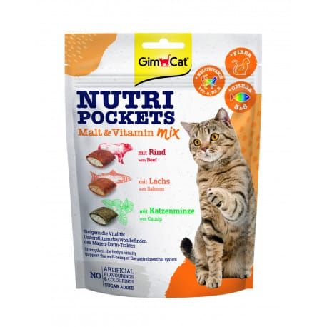 Gimcat Nutri Pockets Malt & Vitamin Mix 150 g