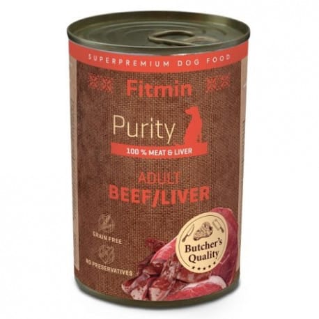 Fitmin konz. dog Purity Beef Liver 400g