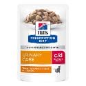 Hill's PD Cat C/D Multicare Urinary Stress Struvite/Oxalate Chicken kaps. 12x85g