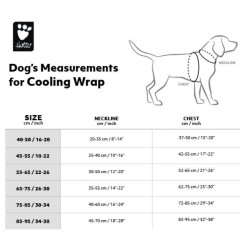 Vesta chladící Hurtta Cooling Wrap 75-85 růžová