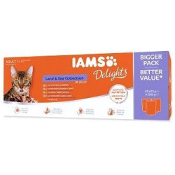 IAMS CAT kaps. v Želé Land&Sea multipack 48ks 4080g