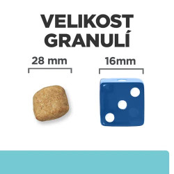 Hill's Can. PD T/D Dry 4kg NEW - velikost granulí