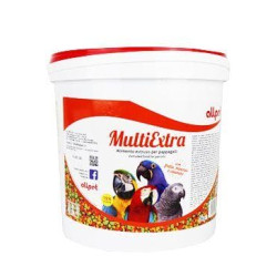 Krmivo pro Papoušky velké  MULTIEXTRA extrud. 5kg