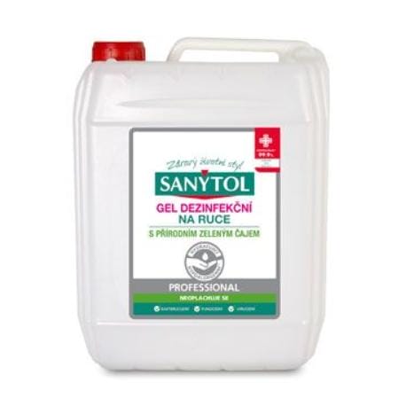 SANYTOL  Dezinfekční gel na ruce PROFESSIONAL 5l