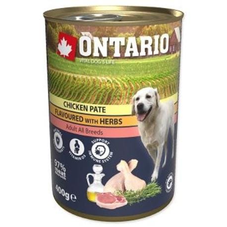Ontario konz. dog Chicken with Herbs 400g