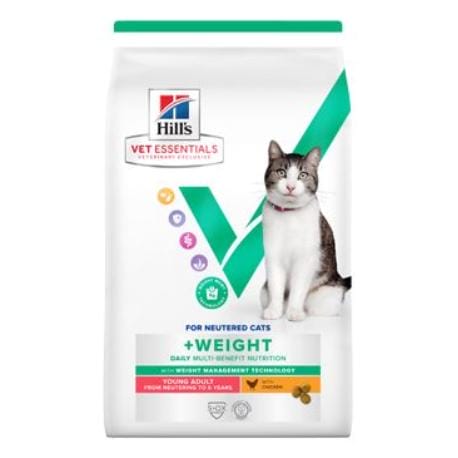 Hill's Fel. VE Young Adult MB+Weight Chicken 1,5kg