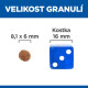 Hill's Can. VE Puppy MB Small Chicken 700g - velikost granulí