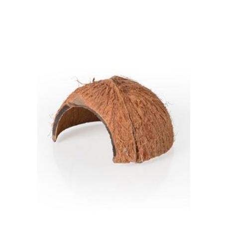 Kokosová skořápka s otvorem