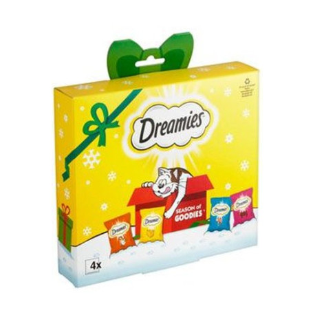 Dreamies kočka pochoutka Vánoční box 4x30g