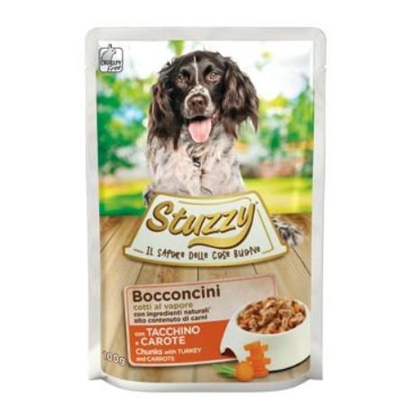 Stuzzy Dog kapsa Adult kousky krocan. 100G