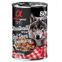 Alpha Spirit Dog Meatballs red deer with rosemary 400g