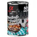 Alpha Spirit Dog Meatballs Pork with caraway 400g