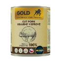 IRONpet Gold Dog Pork cut muscle konzerva 800g