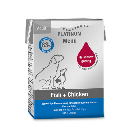 Platinum Menu Fish+Chicken 375g