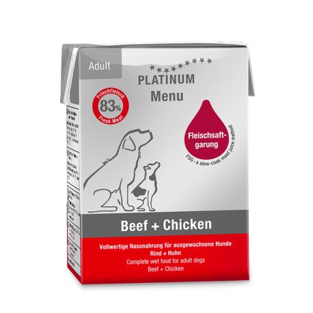 Platinum Menu Beef a Chicken 375g