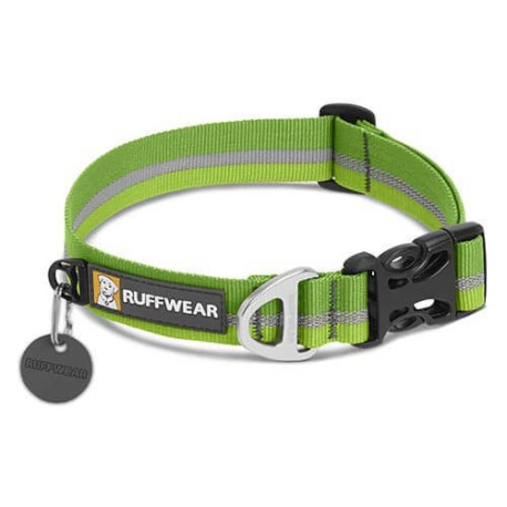 Ruffwear obojek pro psy Crag collar, zelený, velikost 28 - 36cm