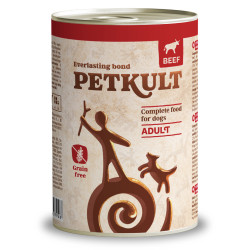 Petkult dog konz. Adult Hovězí 400g