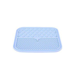 Lízací podložka pro psy SILICONE modrá L Zolux