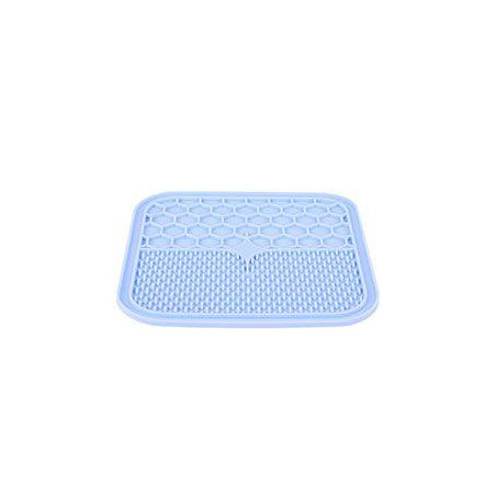 Lízací podložka pro psy SILICONE modrá L Zolux